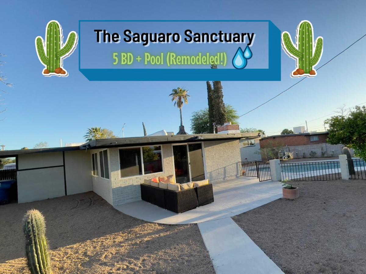 Private Home - Heated Pool, Billiards, Darts, Foosball, Fireplace, 5 Smart Tvs, Bbq, Cotton Bedding - The Saguaro Sanctuary, Pool Heat Optional Tucson Eksteriør bilde
