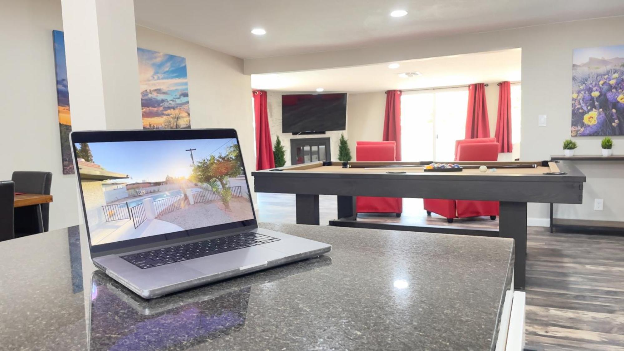 Private Home - Heated Pool, Billiards, Darts, Foosball, Fireplace, 5 Smart Tvs, Bbq, Cotton Bedding - The Saguaro Sanctuary, Pool Heat Optional Tucson Eksteriør bilde