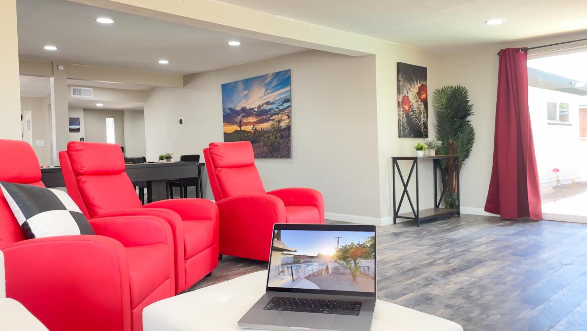 Private Home - Heated Pool, Billiards, Darts, Foosball, Fireplace, 5 Smart Tvs, Bbq, Cotton Bedding - The Saguaro Sanctuary, Pool Heat Optional Tucson Eksteriør bilde